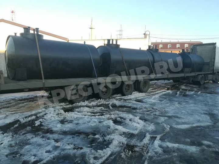 фото емкость для топлива 50 м3 50000 литров пластиковая подземная на заказ с трубками КПЕ групп
