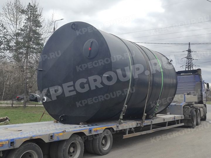 фото товара емкость 15 м3 для воды вертикальная из полиэтилена