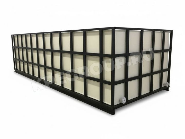 Прямоугольная емкость 100 м3 (100000 литров)